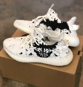 2 Pairs of Custom Yeezy's- Batman Inkblot & USA Theme- Custom Order