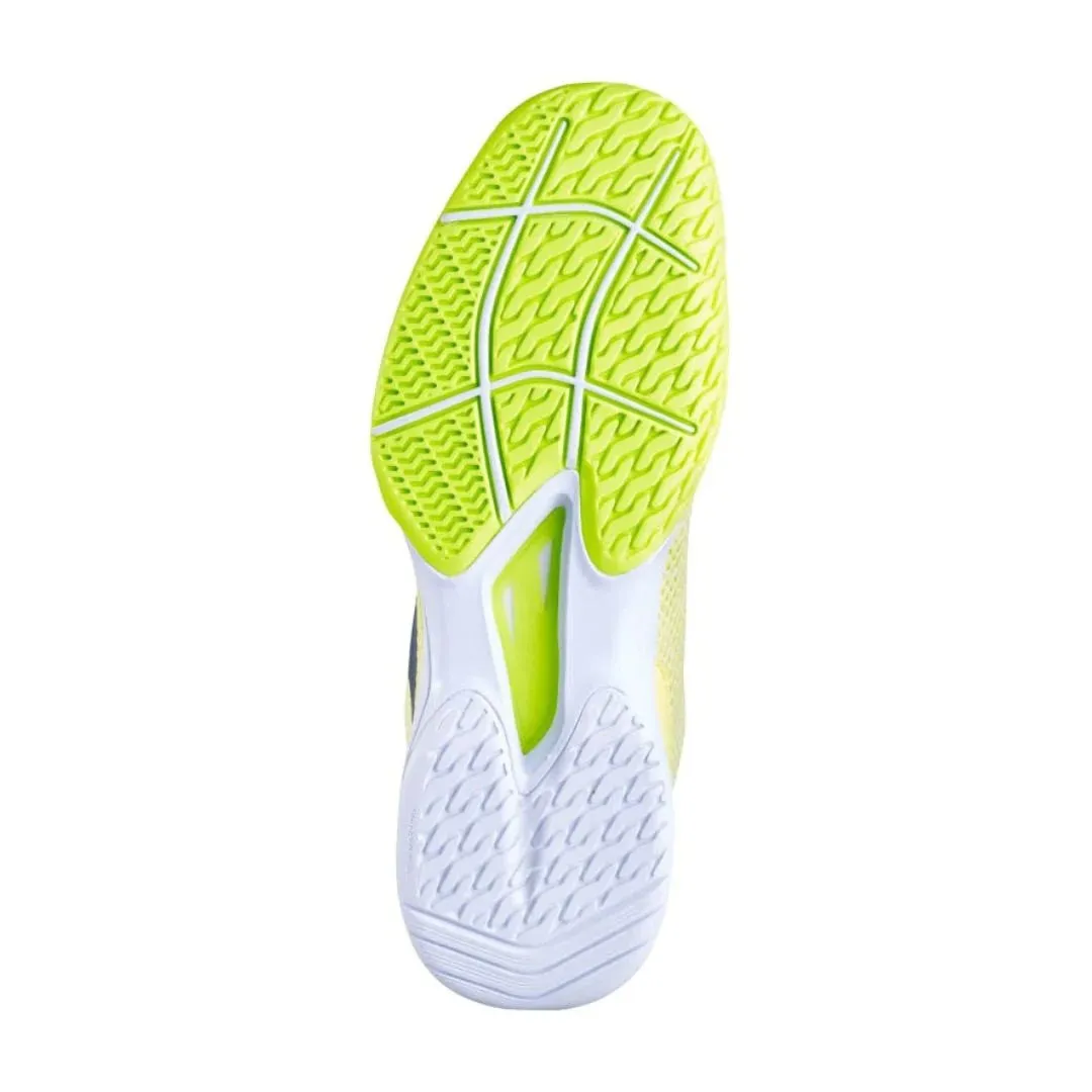 Babolat Jet TERE All Court Kids & Women Light Yellow Limelight Handball Volleyball Tennis Shoes