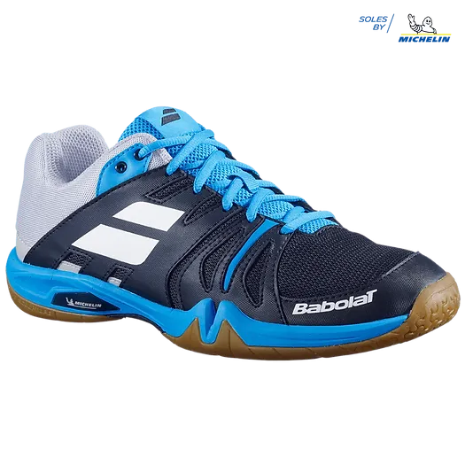 Babolat Men's Shadow Team Badminton Shoes - Black/Blue