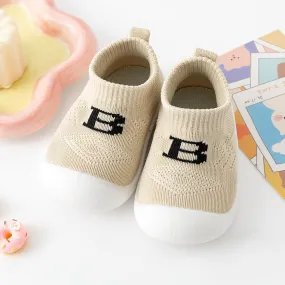 Baby "B" Sock Shoes - Khaki