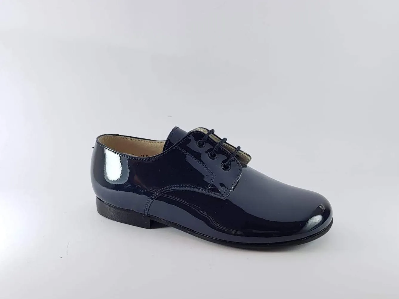 Beberlis Navy Patent Classics Dress Shoes