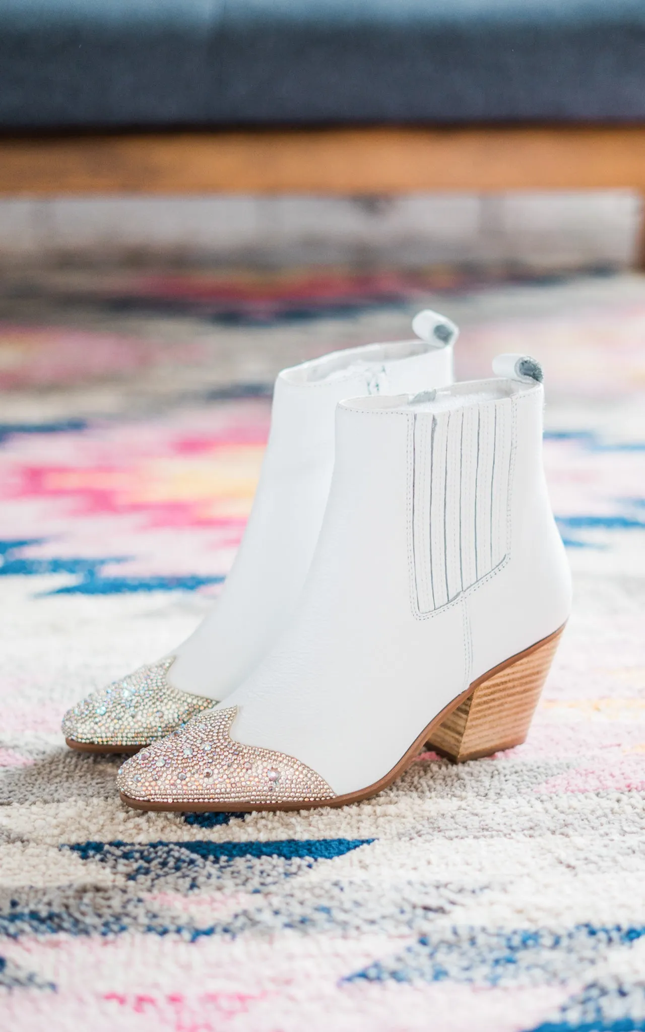 Blake Bootie in White