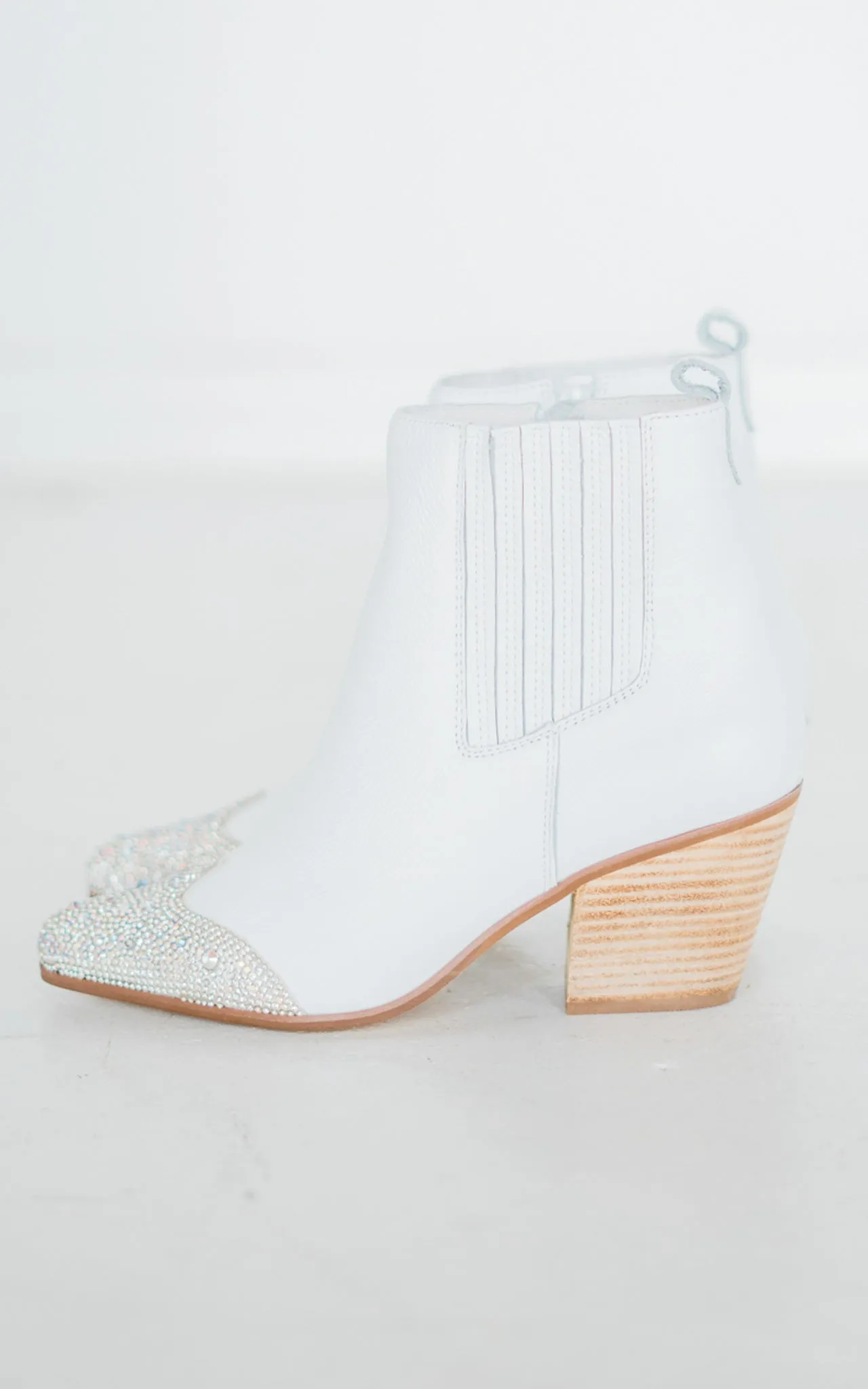 Blake Bootie in White