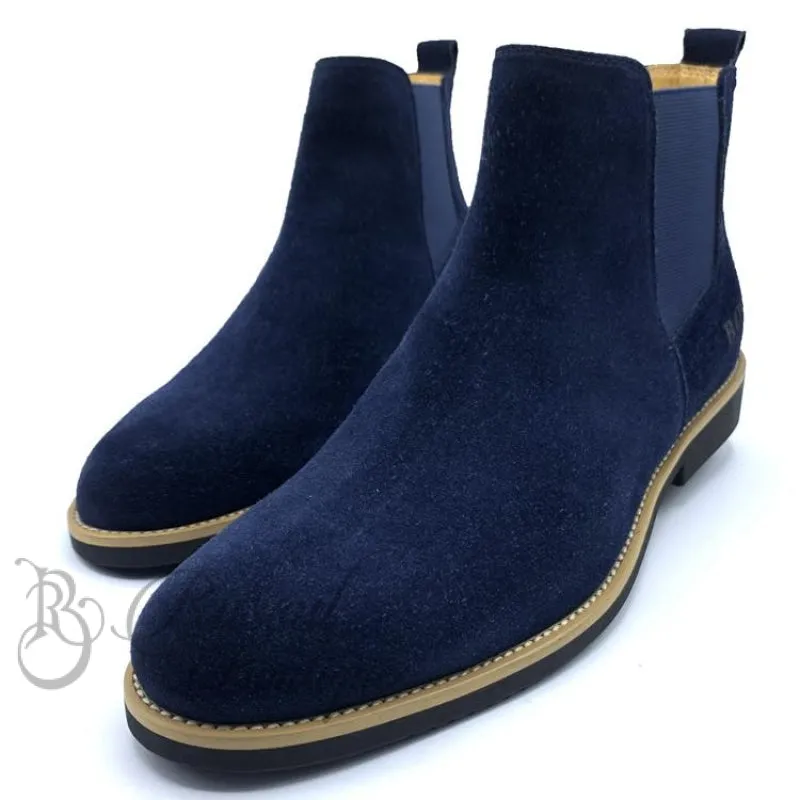 BS Suede Chelsea boots | Blue