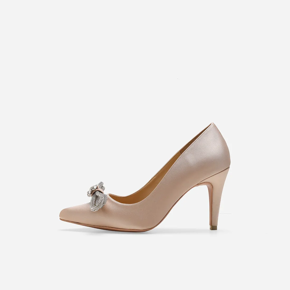 Dazzling Mariko Champagne Pumps