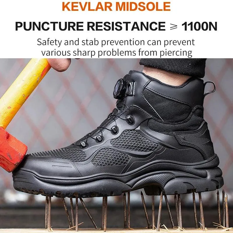 DF1245 Men's Black Casual Shoes - Safety Work Boots