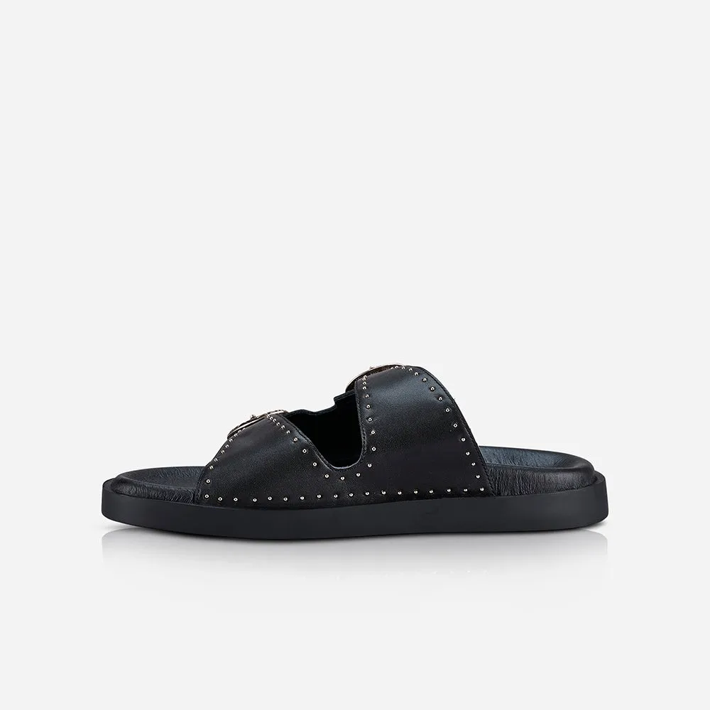 Eastwood Stud Footbed | Black/Silver