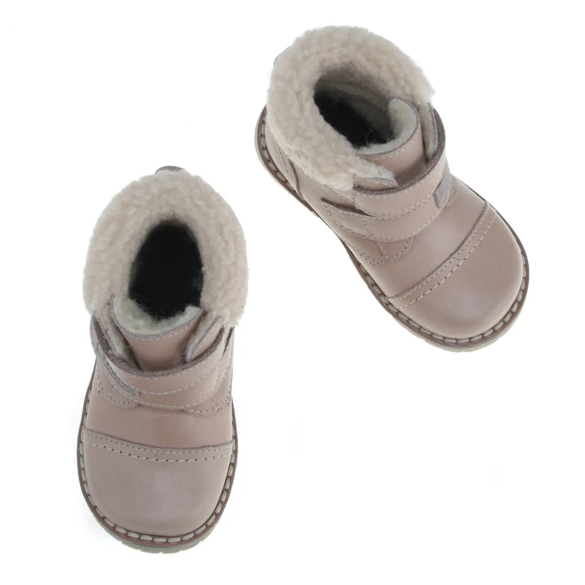 (EV2447C-1 / EV2448C-1) Emel winter boots velcro nude