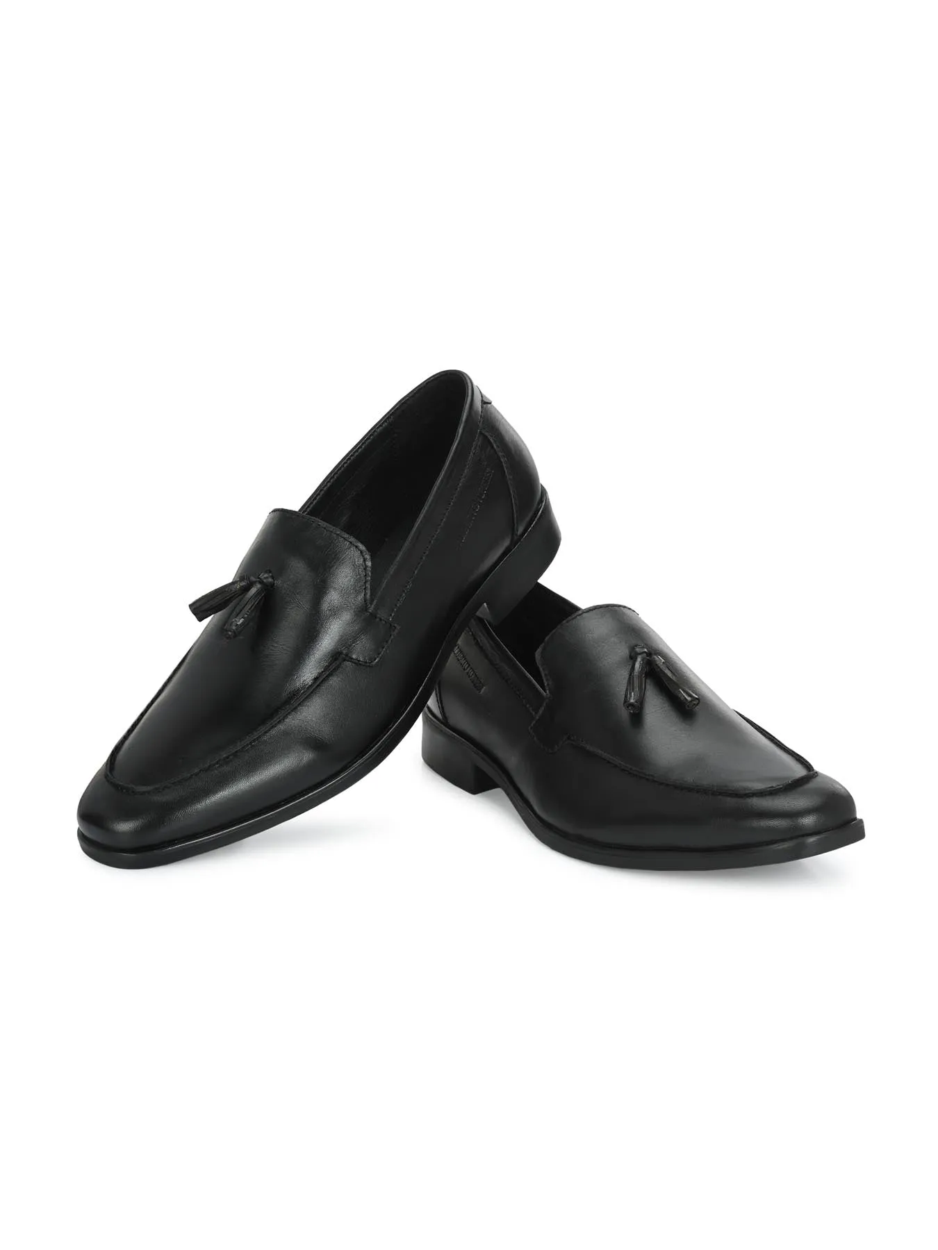 Genuine Leather Broad Fit Slip On Tassel Loafer 625 For Daily & Party Use