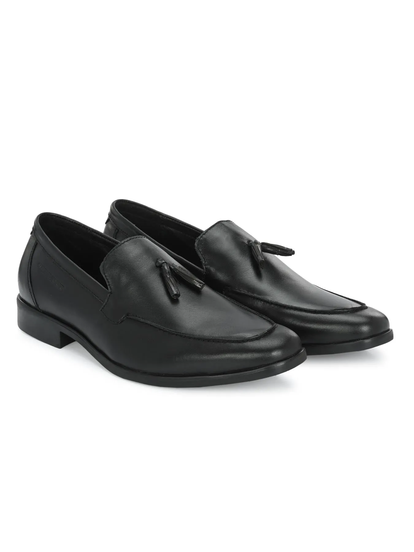 Genuine Leather Broad Fit Slip On Tassel Loafer 625 For Daily & Party Use