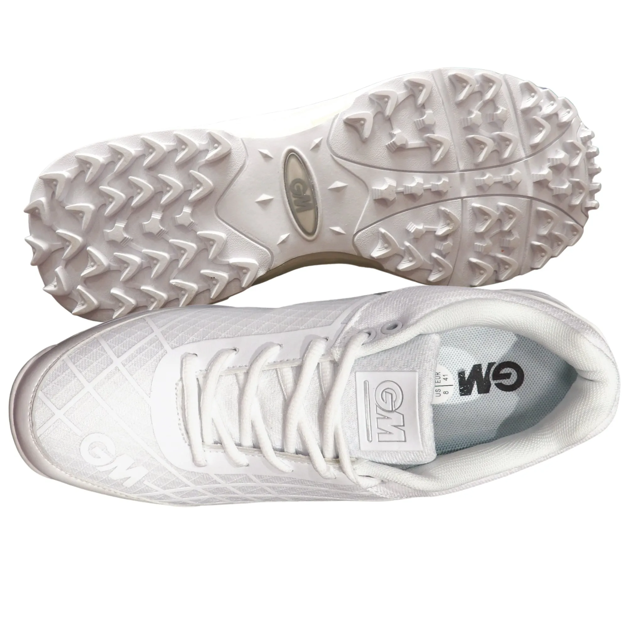 GM Cricket Shoes, Model Icon All-Rounder - White