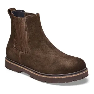 Highwood Slip On Men Suede Leather Boot - Mocha