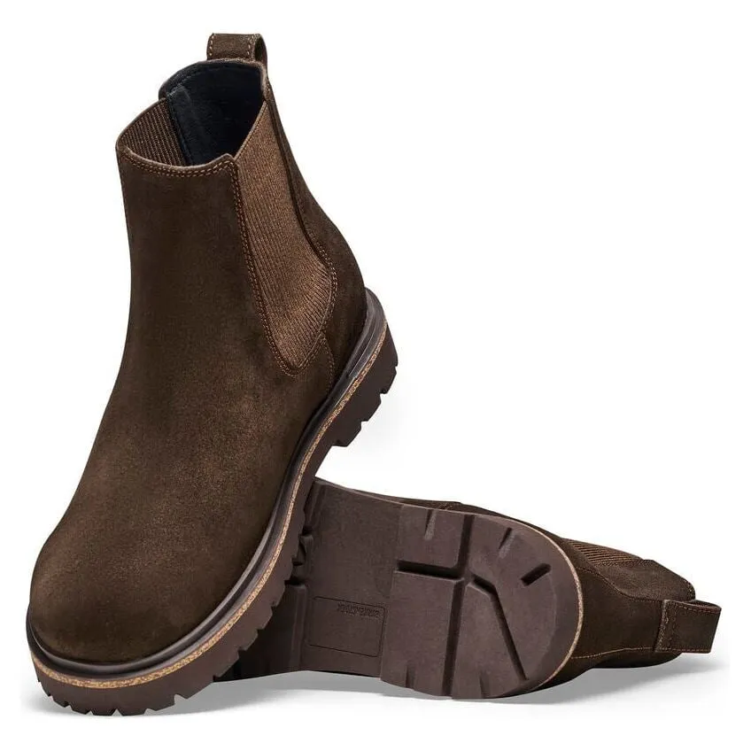 Highwood Slip On Men Suede Leather Boot - Mocha