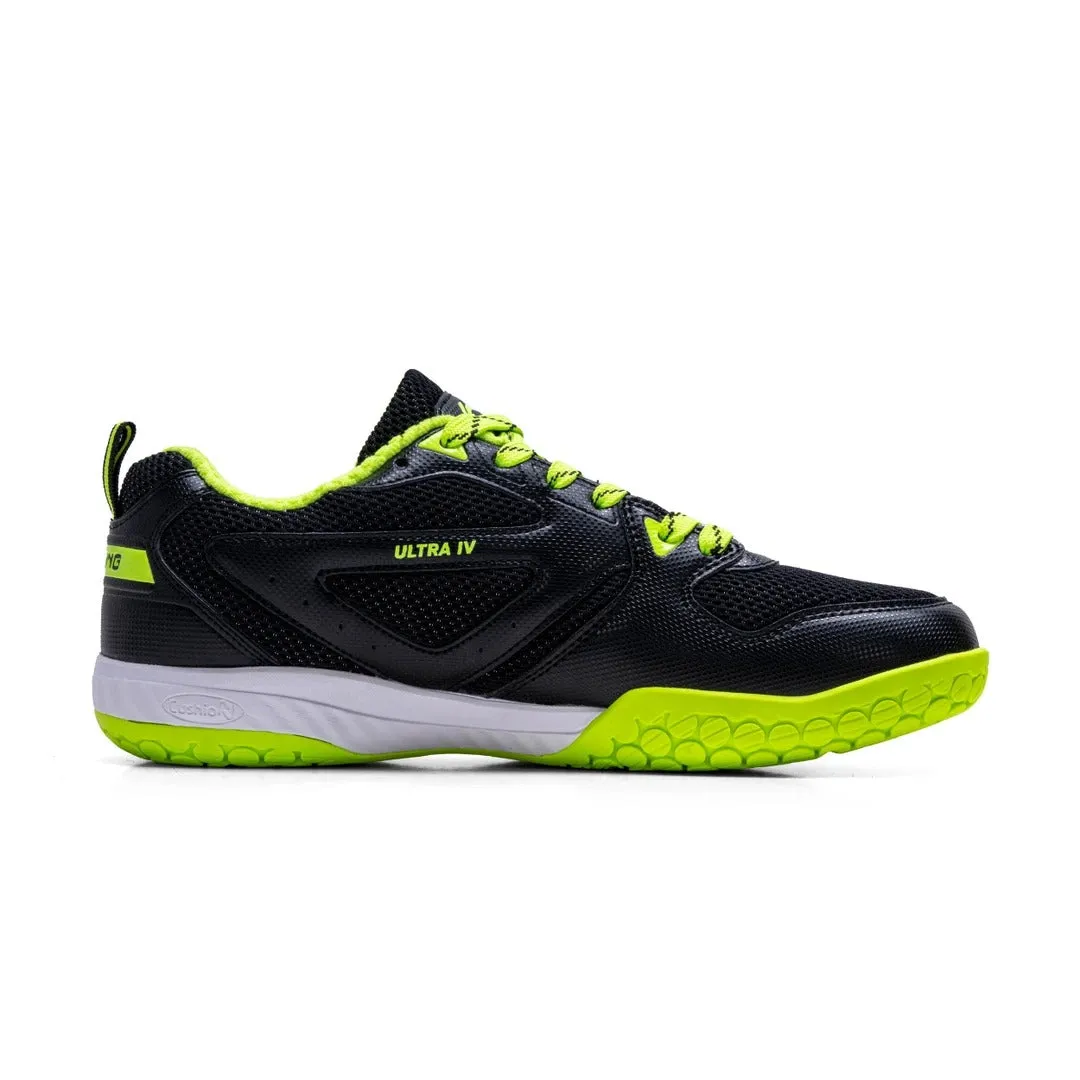 Li-Ning Ultra IV Badminton Shoes Black/Lime