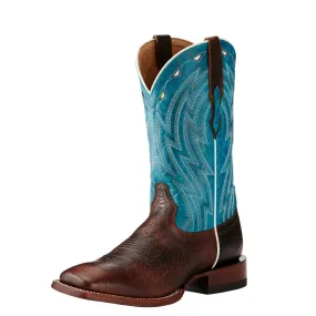 Mens Ariat Cowtown Chocolate Bullfrog Waterproof Western Boots - Durable, Stylish, and Comfortable Footwear for All-day Wear