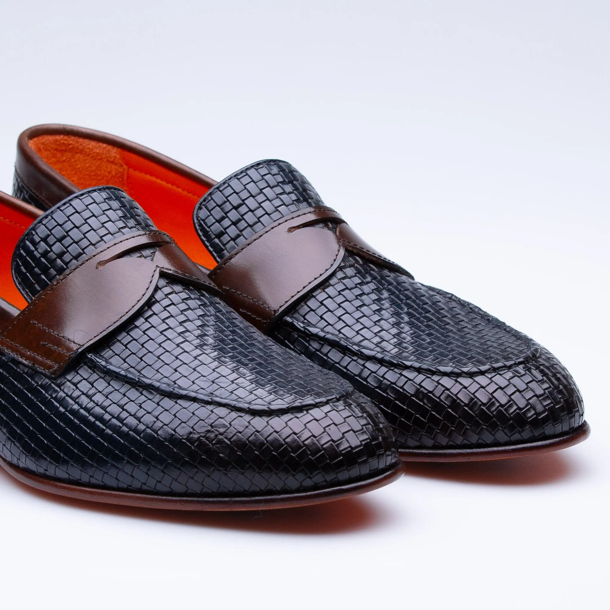 Navy Dean Loafer Classic Shoes