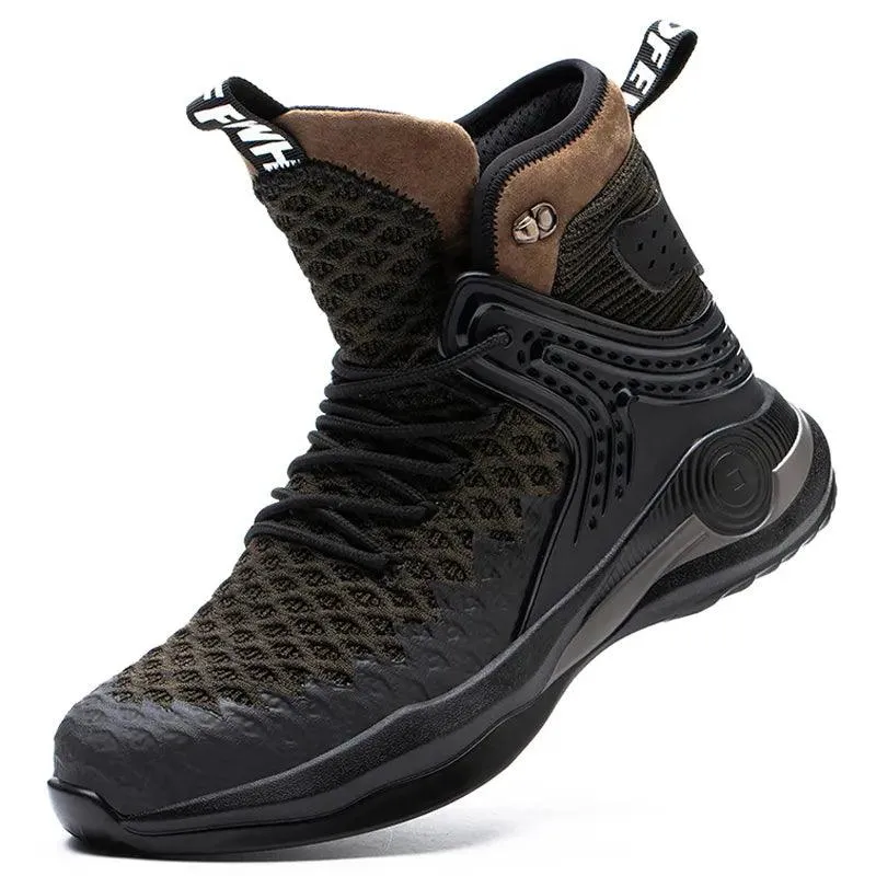 P312 Men's Casual Shoes: Air Cushion Safety Work Ankle Boots