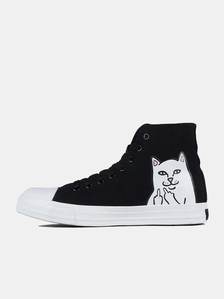 Rip N Dip Lord Nermal High-Top Shoes - Black