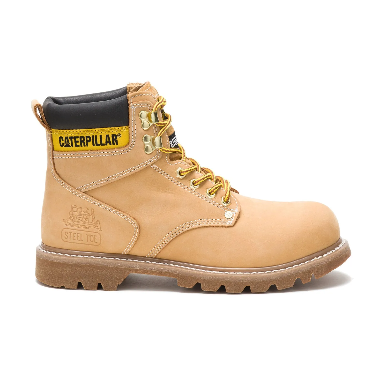 Second Shift Men's Steel-Toe Work Boots Honey