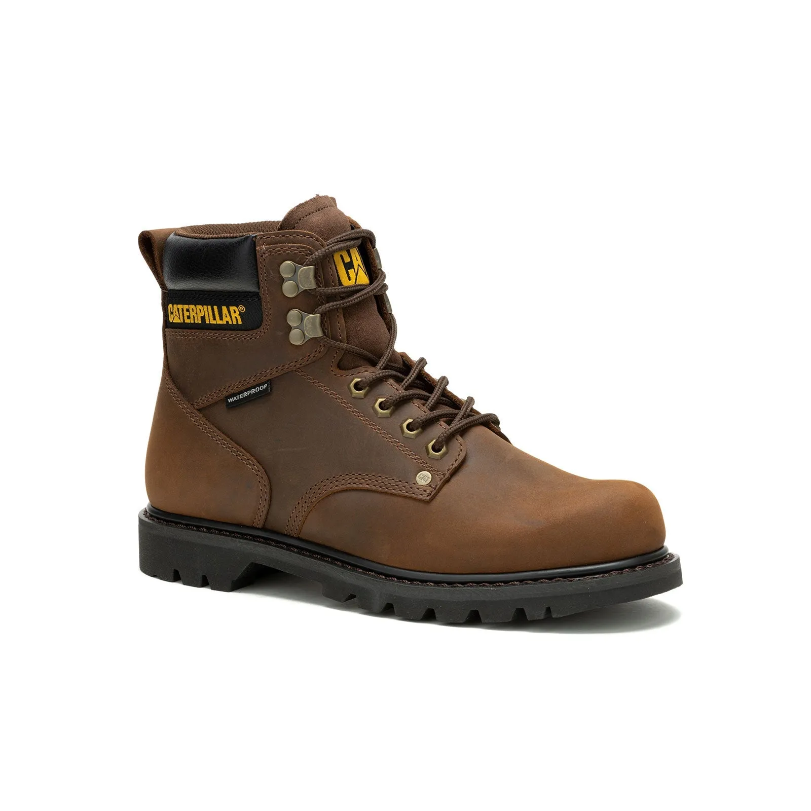 Second Shift Men's Work Boots Wp Dark Brown