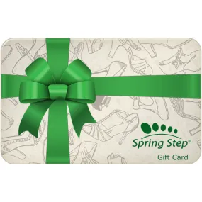 Spring Step Shoes Gift Card