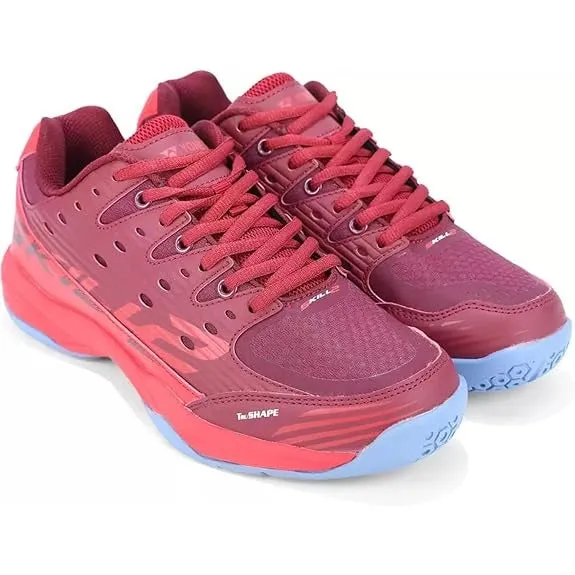 Yonex Tour Skill 2 Badminton Shoe - Cabernet/Flame Scarlet/Mountain Spring